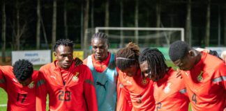 Black Stars hold first training ahead of South Korea friendly on Tuesday