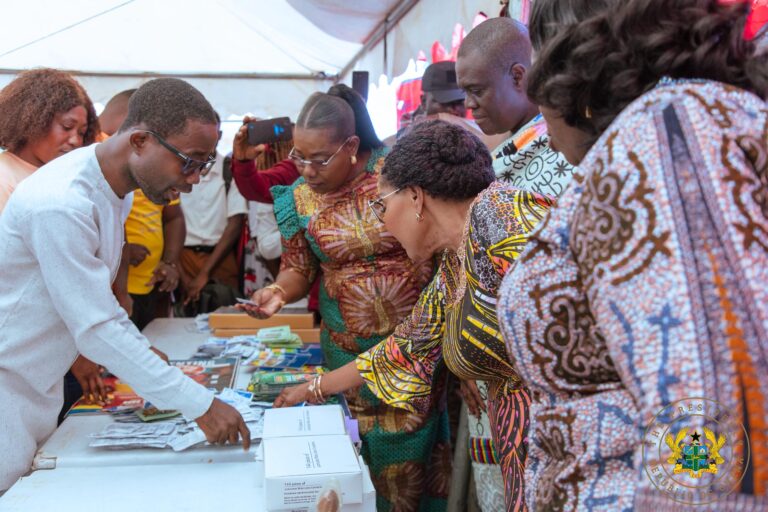 First Lady takes health services to Sunyani as Bono Region battles high HIV rates
