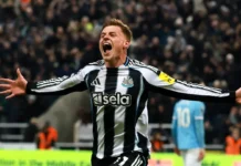 Barnes scores twice as Newcastle beat Man City