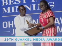 29th GJA Media Awards: Luv FM’s Ohemeng Tawiah wins Best Illegal Mining Reporting Award