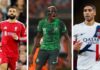 Hakimi, Osimhen, Salah shortlisted for top African award