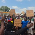 Pragya riders protest in Kumasi over continued ‘harassment’ and ban from Adum, Kejetia routes