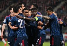UCL: Arsenal win in Prague to match 122-year club record