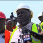 Works and Housing Minister tours Blekusu Sea Defence project