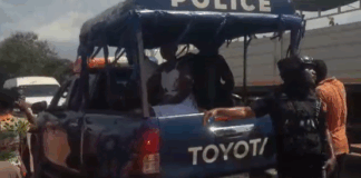 Nkawkaw Police arrest three for allegedly stealing from accident scene