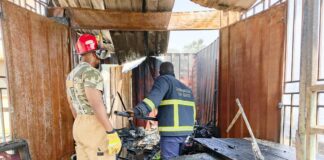 Fire destroys several structures at Tema Community 1, site 17