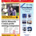 Newspaper headlines: Monday, November 3, 2025