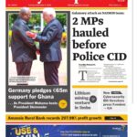 Newspaper headlines: Tuesday, November 4, 2025
