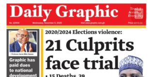 Newspaper headlines: Wednesday, November 5, 2025