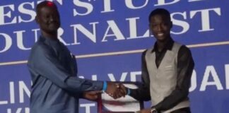 Luv FM’s Clinton Yeboah wins Student Journalist of the Year again at 29th GJA Media Awards