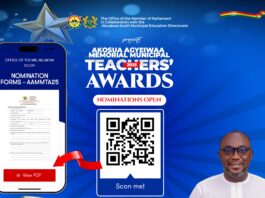 Abuakwa South MP launches 2025 Akosua Agyeiwaa Memorial Teacher Awards