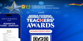 Abuakwa South MP launches 2025 Akosua Agyeiwaa Memorial Teacher Awards