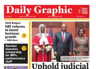 Newspaper headlines: Tuesday, November 18, 2025