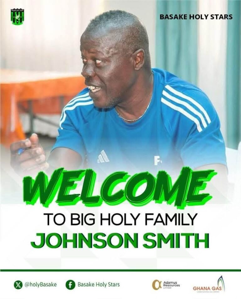 Johnson Smith named new Basake Holy Stars head coach