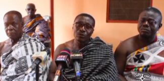 Hwidiem Chiefs apologize to President Mahama over youth attack on Anti-Galamsey Taskforce