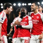 Eze nets stunning hat-trick as Arsenal thrash Spurs in derby