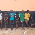 Nkawkaw police arrest 17 suspected drug users during demolition exercise