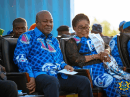 GHANASCO@65: Mahama charms guests with story of meeting Lordina