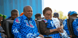 GHANASCO@65: Mahama charms guests with story of meeting Lordina