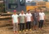 Five Chinese arrested as NAIMOS raids galamsey sites along Birim river