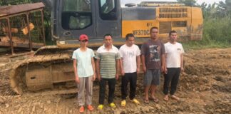 Five Chinese arrested as NAIMOS raids galamsey sites along Birim river