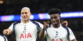 UCL: Mohammed Kudus scores as Tottenham Hotspur hammer Slavia Praha