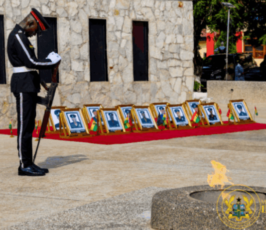 Ghana Police honours 20 fallen officers at 2025 memorial ceremony