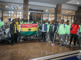 Black Galaxies touchdown in South Africa ahead of Bafana Bafana friendly tie