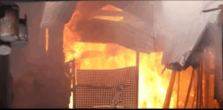 Fire destroys several shops at Sunyani Zongo