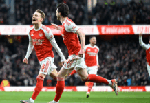Arsenal regain top spot with win over Brighton