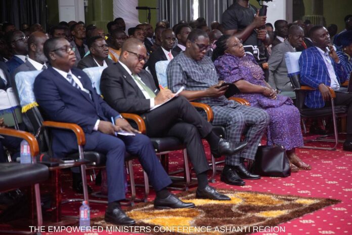 Supreme Court Judge, Justice Akaa Boafo ( left) , Rev Wengam( second from left) and Rev Tito Agyei ( third from left).