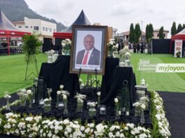 Ghanaians honour late Defence Minister Dr. Edward Kofi Omane Boamah at Jackson park