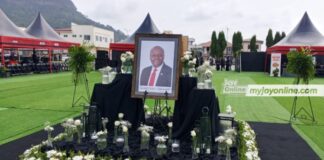 Ghanaians honour late Defence Minister Dr. Edward Kofi Omane Boamah at Jackson park