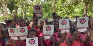 Six schools in Ahafo receive learning materials from Clean Heart Entertainment
