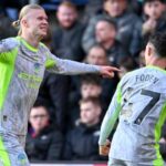 Haaland double helps Man City to victory at Palace