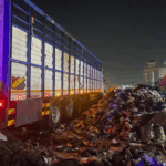 Truck carrying firecrackers goes up in flames at Buduburam