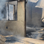Fire destroys self-contained room at Akroso Newtown