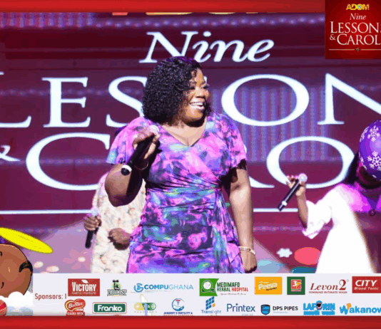 Adom Nine Lessons & Carols: Crowd goes wild as Piesie Esther lights up stage