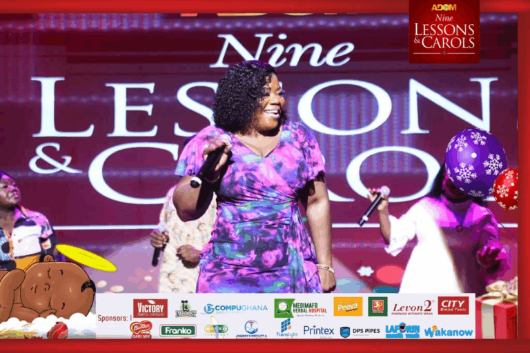 Adom Nine Lessons & Carols: Crowd goes wild as Piesie Esther lights up stage