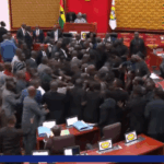 Chaos erupts in Parliament as Minority storms centre of floor over Kpandai seat controversy
