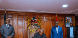 President Mahama arrives in Kenya for Jamhuri Day