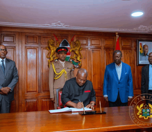 President Mahama arrives in Kenya for Jamhuri Day