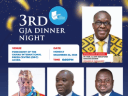 Speaker, Ga Mantse to headline GJA Dinner Night