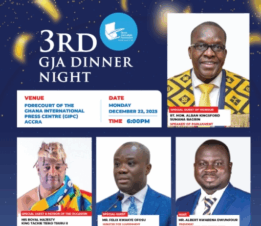 Speaker, Ga Mantse to headline GJA Dinner Night