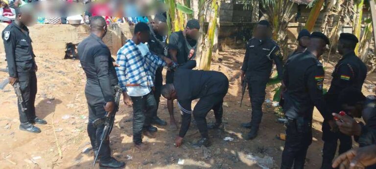 Police arrest 56 suspected criminals across Western North Region in special operations