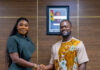Caveman CEO pays courtesy call on Goldbod Jewellery Managing Director