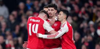 UCL: Arsenal finish top of league phase with win over Kairat