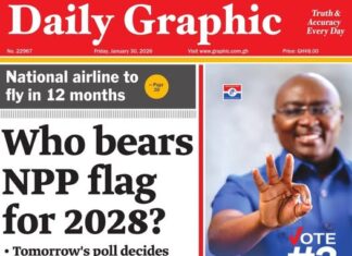 Newspaper headlines: Friday, January 30, 2026