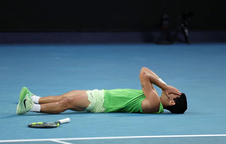 Cramping Alcaraz beats Zverev in epic to reach final