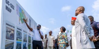 Vice President inspects proposed Free Zones Industrial Park site at Gomoa Central